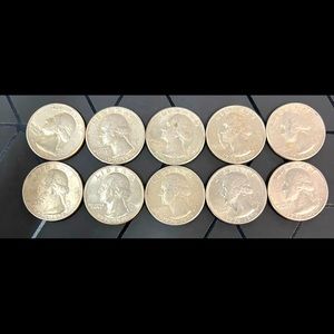 10 Bicentennial Quarters